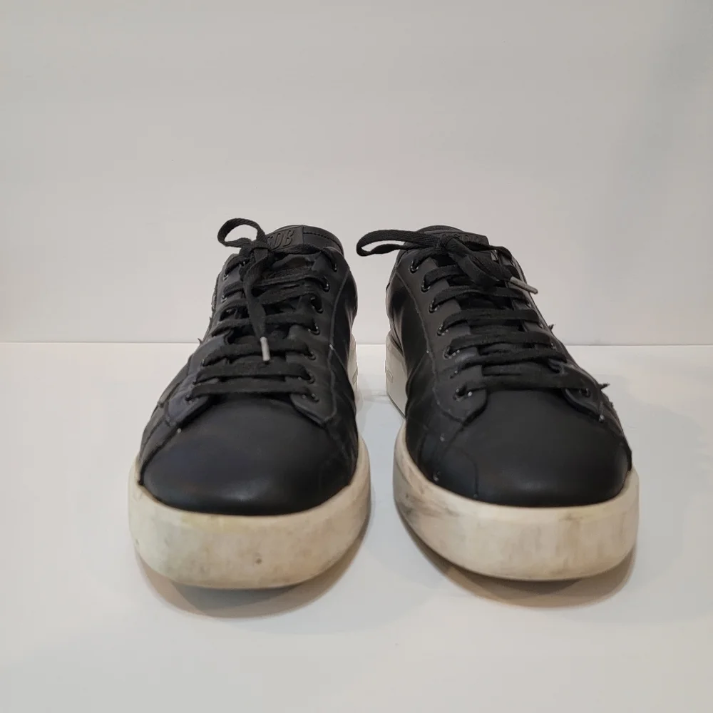 Golden Goose Pure Star Black leather size 44 men's black sneaker - Picture 3 of 12